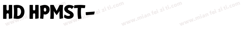 HD HPMST字体转换